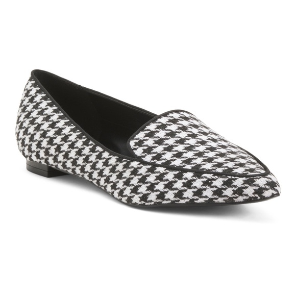Nine West Shoes - Nine West Abay Houndstooth Pointed Toe Flats